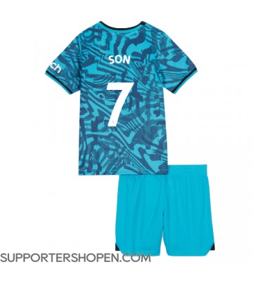 Tottenham Hotspur Son Heung-min #7 Tredje tröja Barn 2022-23 Kortärmad (+ korta byxor)